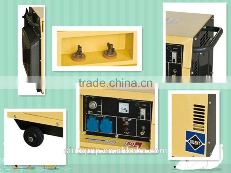 4.5 KVA portable single-phase silent welder generator