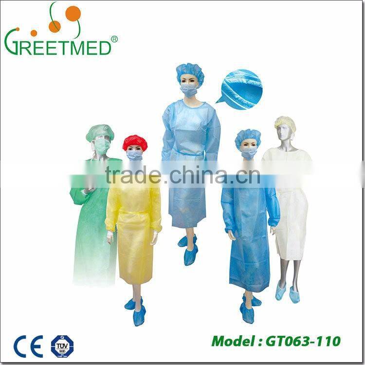 Hot sale made in china isolation gown