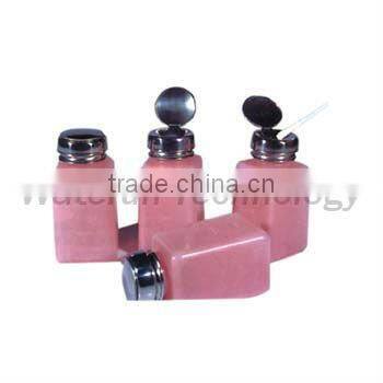 Pink ESD Plastic Dispenser Bottle