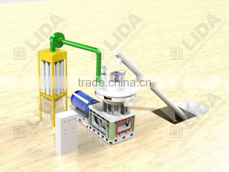 LIDA LD560 good price Compress wood pellet mill with CE
