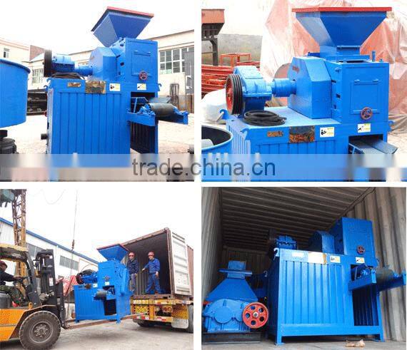 Environmental dry powder briquette machine