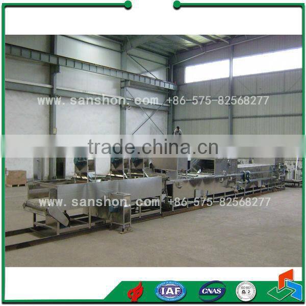 China Vegetable Quick Freezing Line