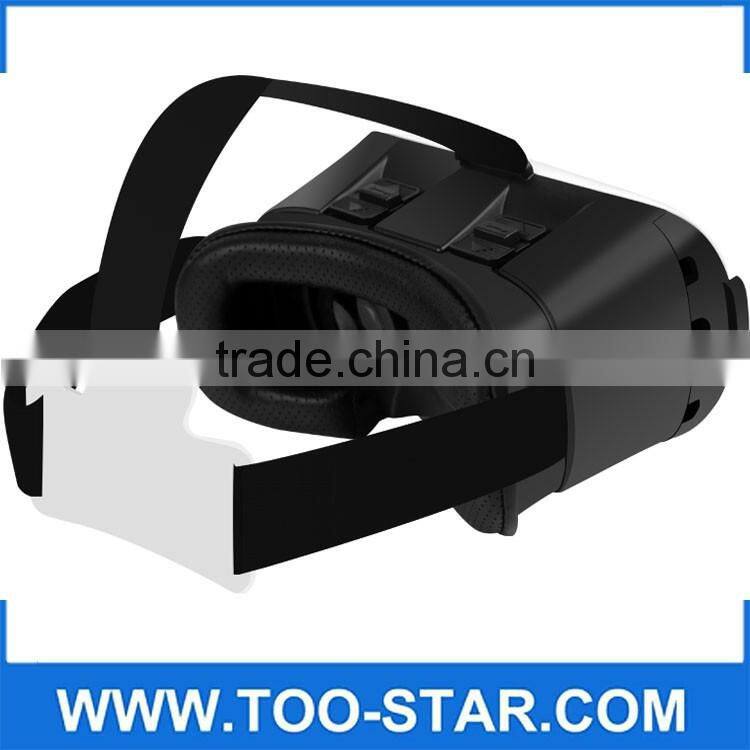 The New Designed Virtual Reality High-definition screens 3D Video Glasses Box Helmet for Movies