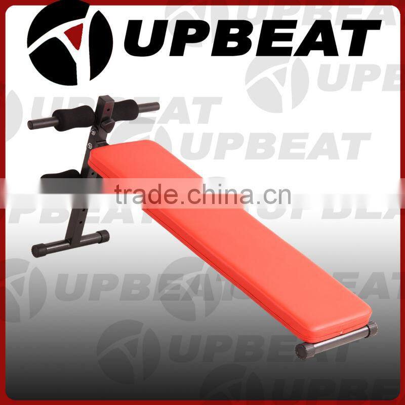 High-quality Sit-up Bench, Made of Steel Tube, Advanced PU and Sponge Seat Padded Cushion