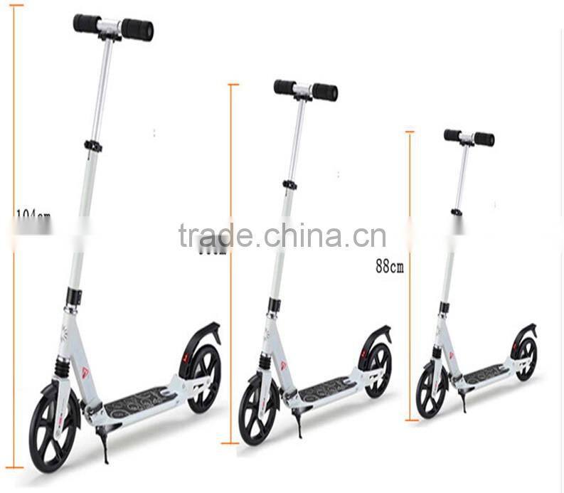 Alumilum no electric big wheel kick scooter for adults