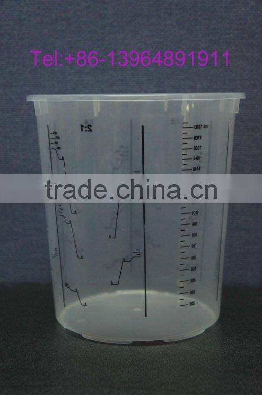 PE Paint Mixing Cup (Flexible and Rigid type) with holder