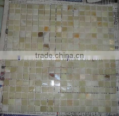 new arrive factory price WHITE ONYX MOSAIC TILES COLLECTIONS