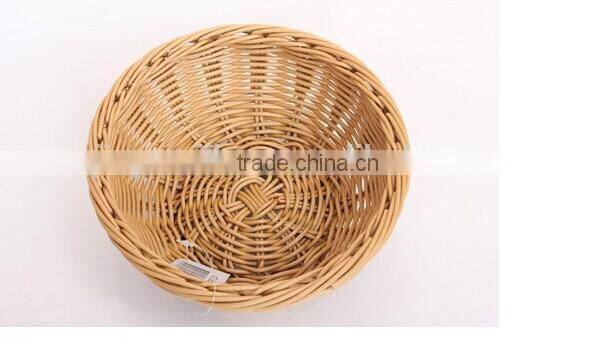 hotsale plastic rattan basketplastic food basket fruit vegetable washing plastic basket