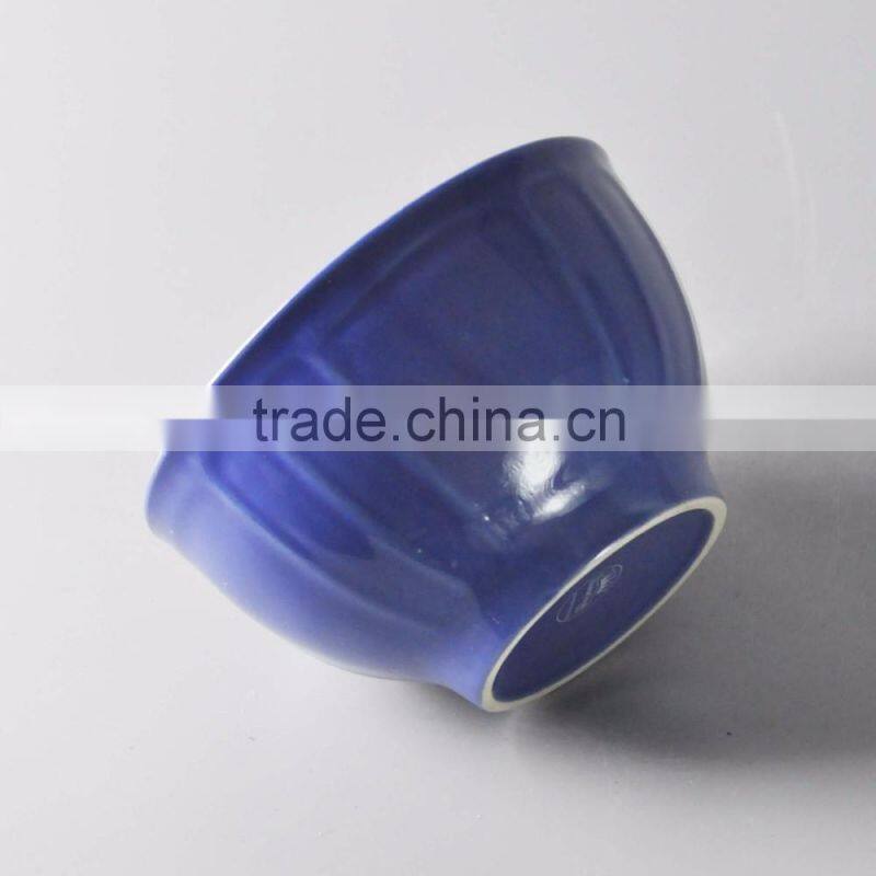 Wholesale ceramic rice and soup bowl with color
