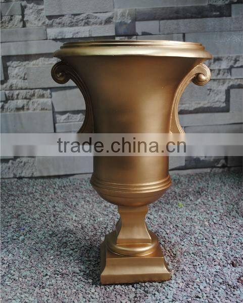 Golden Decative Classical Resin Binaural Indoor Flower Pots