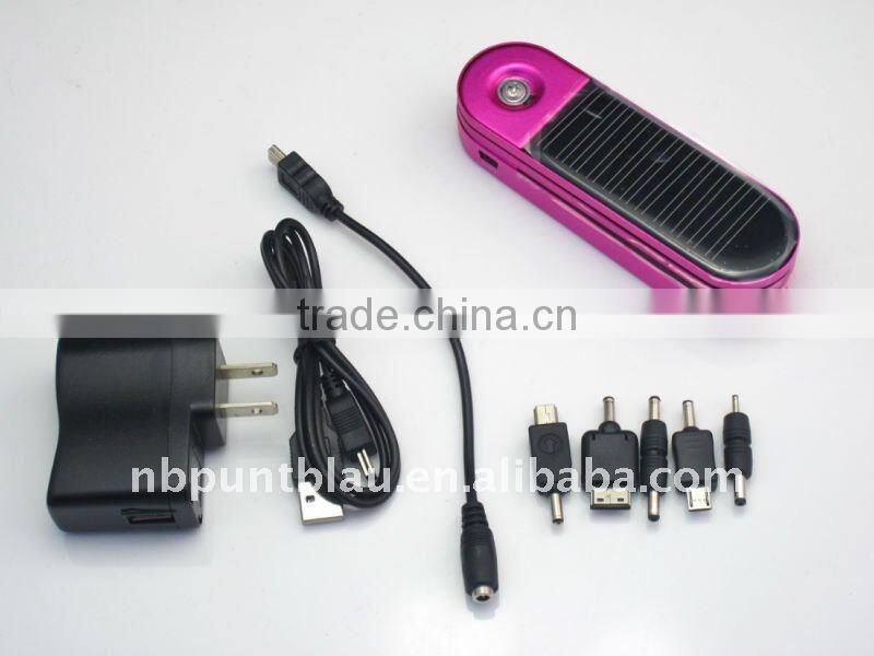 Solar charger with 6pcs fans