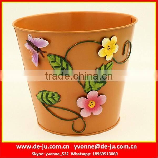 Sculpture Garden Bright Color Flower Pot