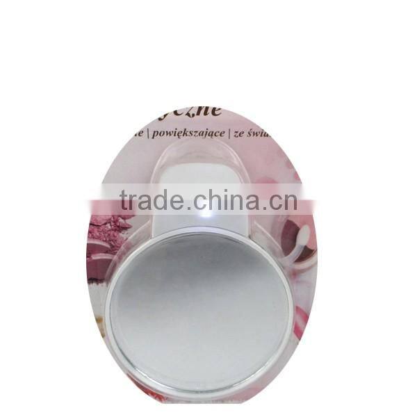 Make up ligh magnification mirror with rubber sucker