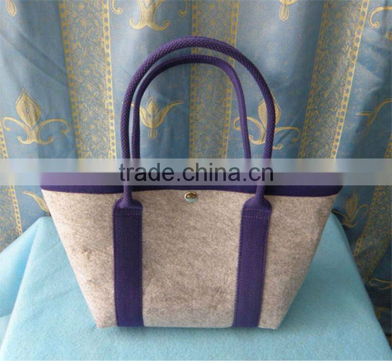 #14090511 fashion felt shoulder bag, felt handbag in different colors