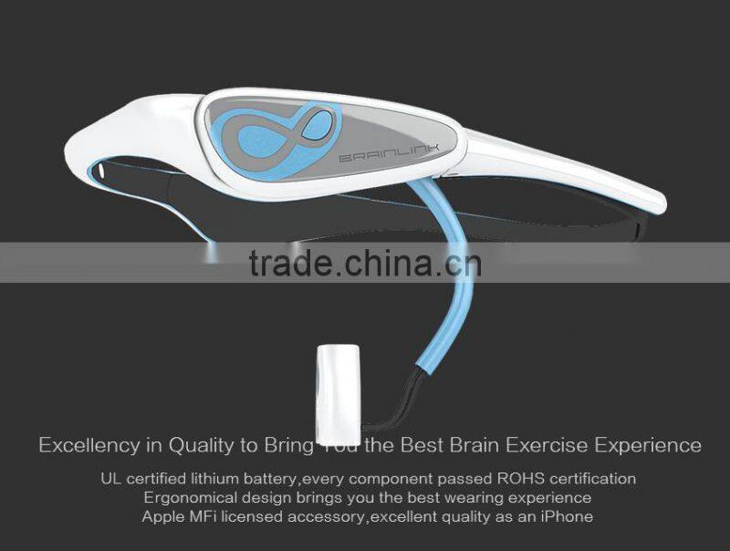 2016 Hot-selling Multi-function Brainwave Head Massager Personal Portable Brainwave Sersor Headband Bluetooth Brainwave Sensor