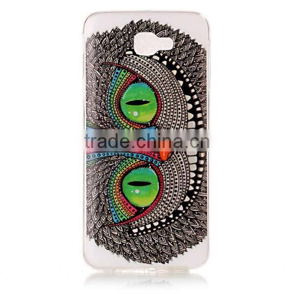 Fashion Ultra Transparent Soft With IMD Cartoon Pattern TPU Phone Case For Samsung J5 Prime