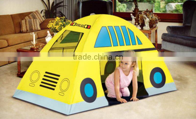 Red shool bus shape Play tent Bus House Play tent