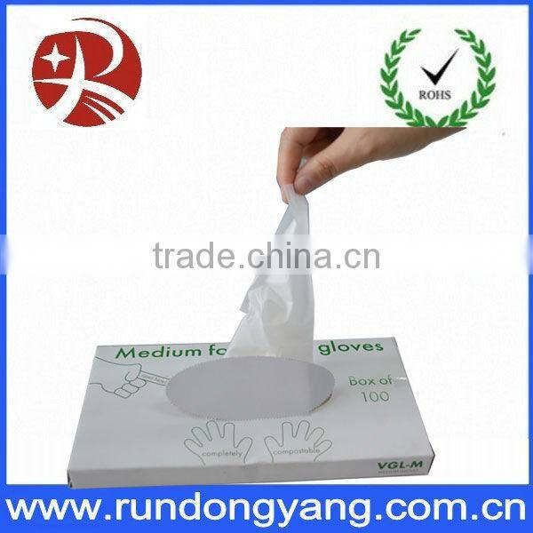 100% Virgin Disposable Plastic PE Glove