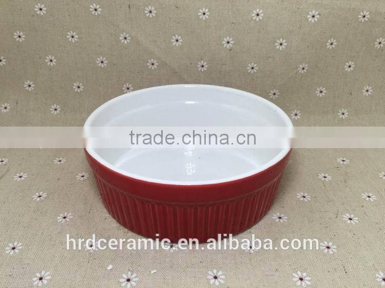 Stocked colorful round shape sala bowl,ceramic soup bowl for microwave oven