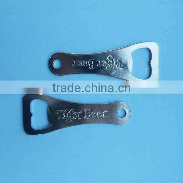 Promotional metal bottle opener