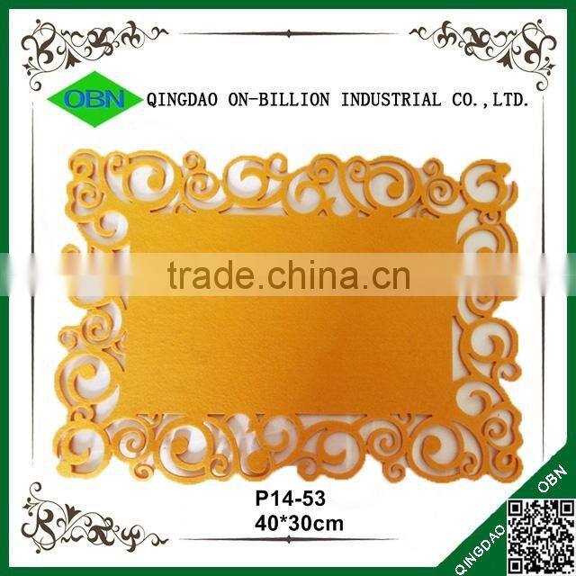 Mass production felt table mat
