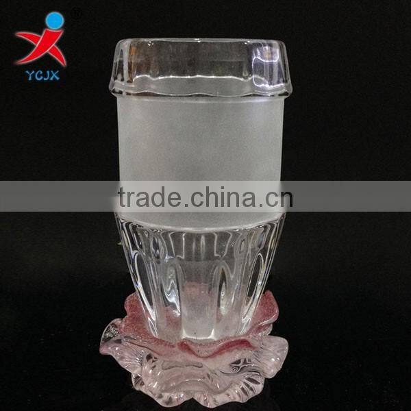 fashionable glass/high quality toughened glass products can be customized LED glass lamp shade