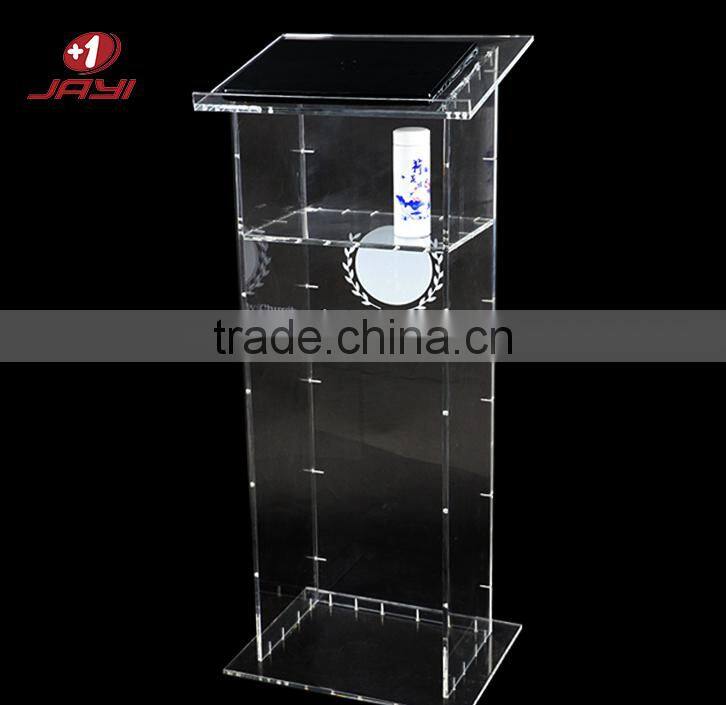 Factory wholesale acrylic cheap clear church podium pulpit
