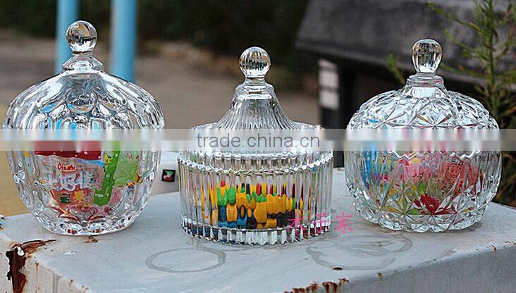 crystal glass candy/fruit bowl