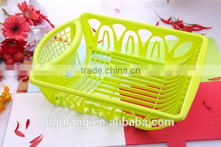 Wholesale useful plastic dish drainer for kitchen / plastic dish rack