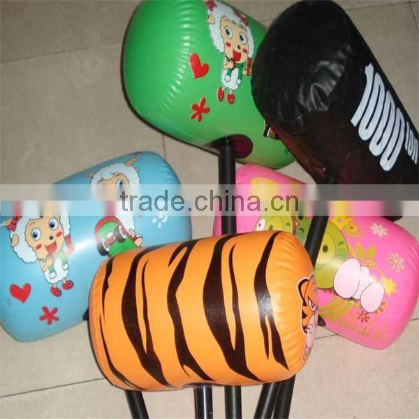various colors cheering hand inflatable pvc hammer