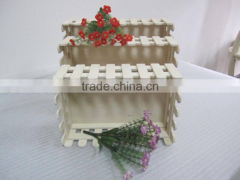 outdoor wooden flower pot