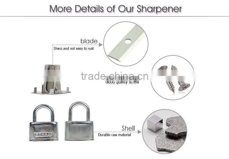 Top Quality Fancy Lock Shaped Metal Pencil Sharpener