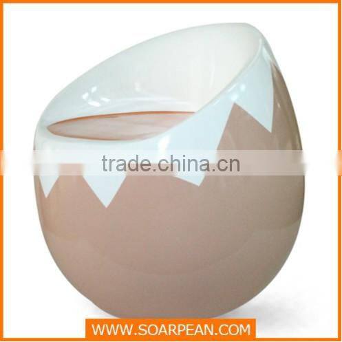 Modern Hot Sale Fiberglass Egg Kid Chair