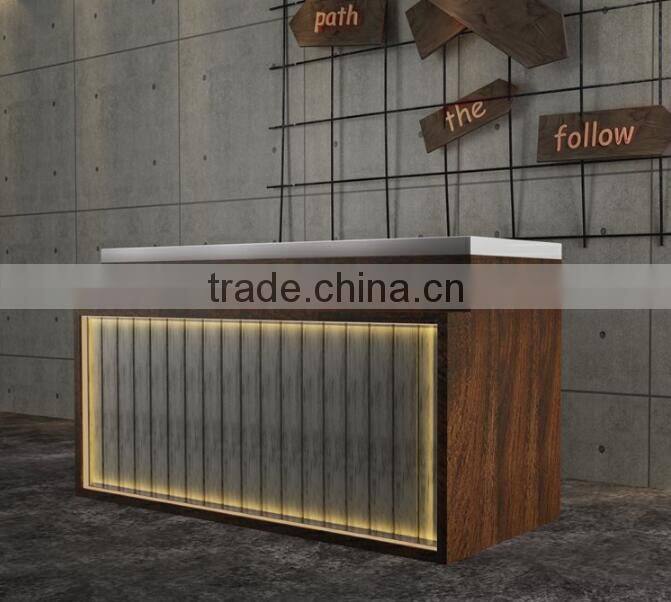 Classical style reception desk shop counter design showing counter(BG11-M099)