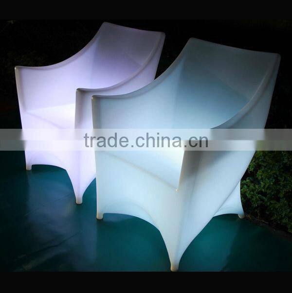 Hotsell in Europea LED merry sofa with colors changed home furniture led sofa