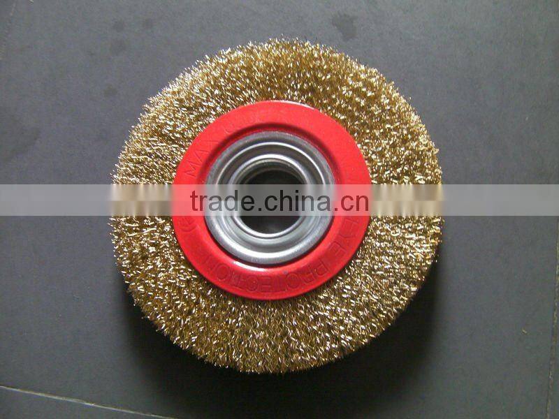 Crimped BrassWire Circular Brush