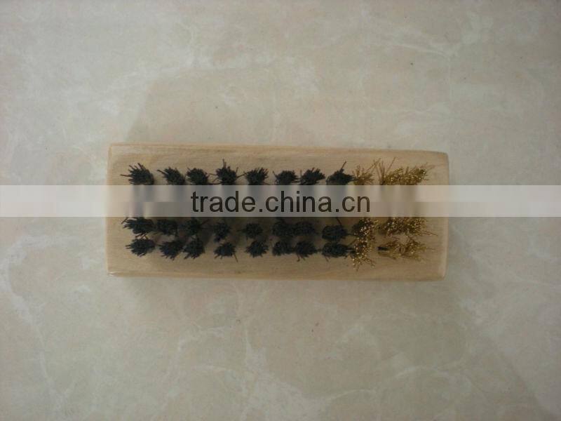 Mini Wooden Suede Shoe Brush