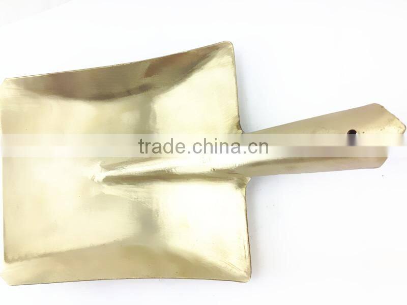 Non-Sparking Brass Square Shovel ,Explosion-proof Aluminum Bronze Spade