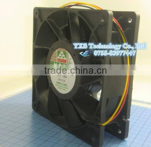MGT12024YB-R38 24V 1.08A fan 3wire 120*120*38mm 12cm Inverter cooling fan