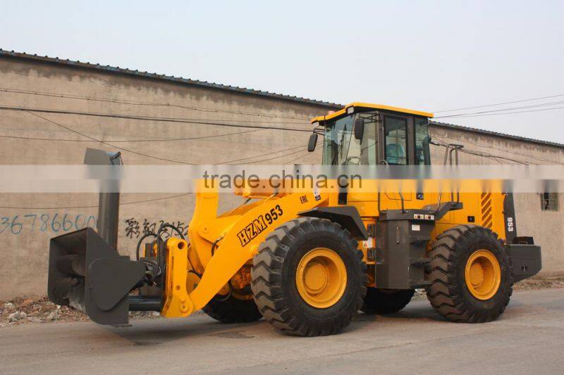 5ton wheel loader new HZM953 with CE