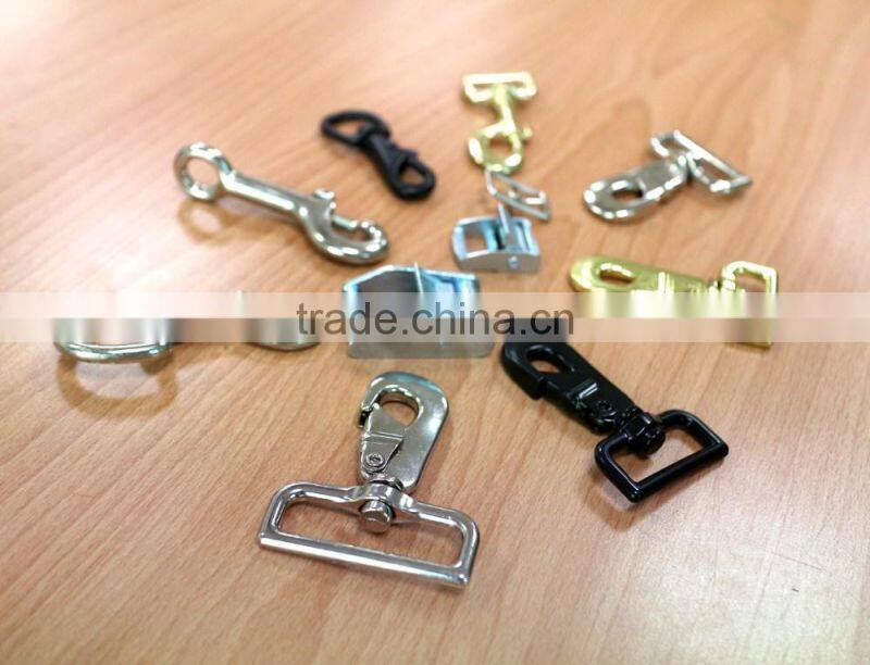 Stamping steel Metal Badge Clip, Lanyard Swivel Hook, ID Holder Bulldog Clip