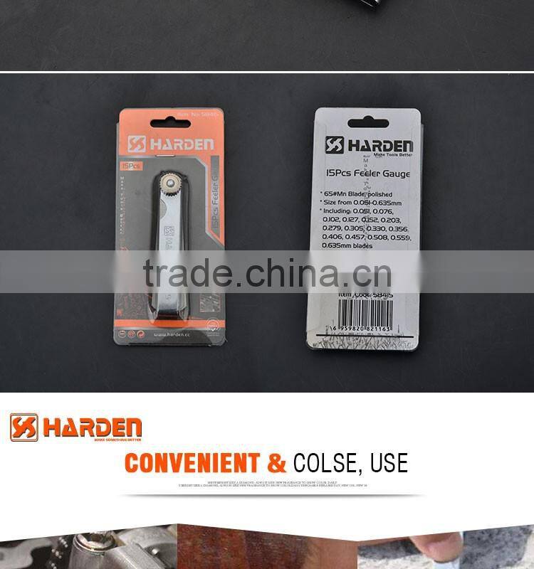 Professional 15pcs 65Mn Feeler Gauge