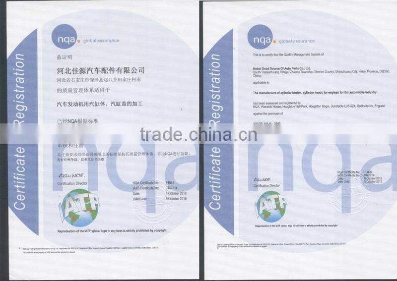 Cylinder head for KA24DE 2.4L 2389cc DOHC 16v 1997- for 240 SX/Altima/ D22/Palatin/Frontier/King-Cab/Silvia/Urban/Xterra