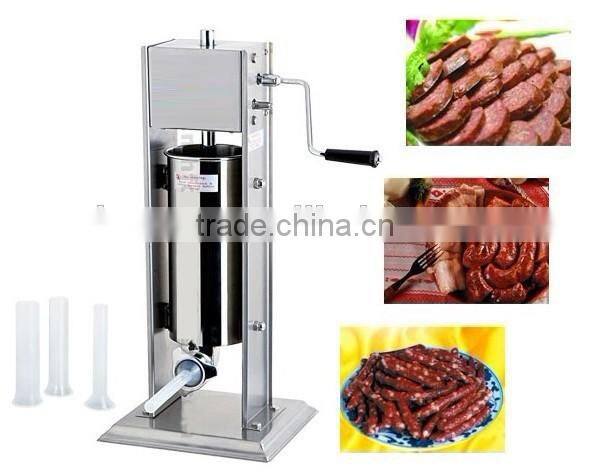 stainless steel vertical commercial 3L Manual Sausage Stuffer