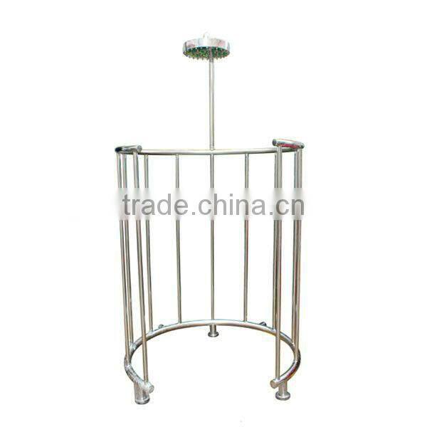 Full body massage spa bath impactor, stainless steel shower surround, outdoor stainless steel shower