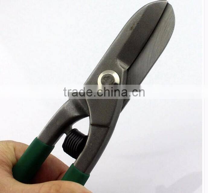 BERRYLION 8'' iron sheet cutting scissor with spring design