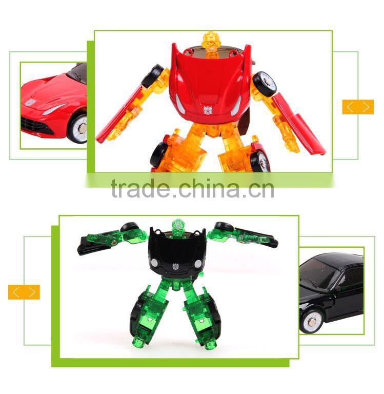 children educational alloy car set intelligent robot toys