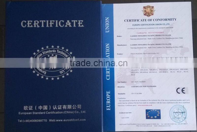 Foam Plastic Protective Sleeve/EPE Bottle Protection Packing Net