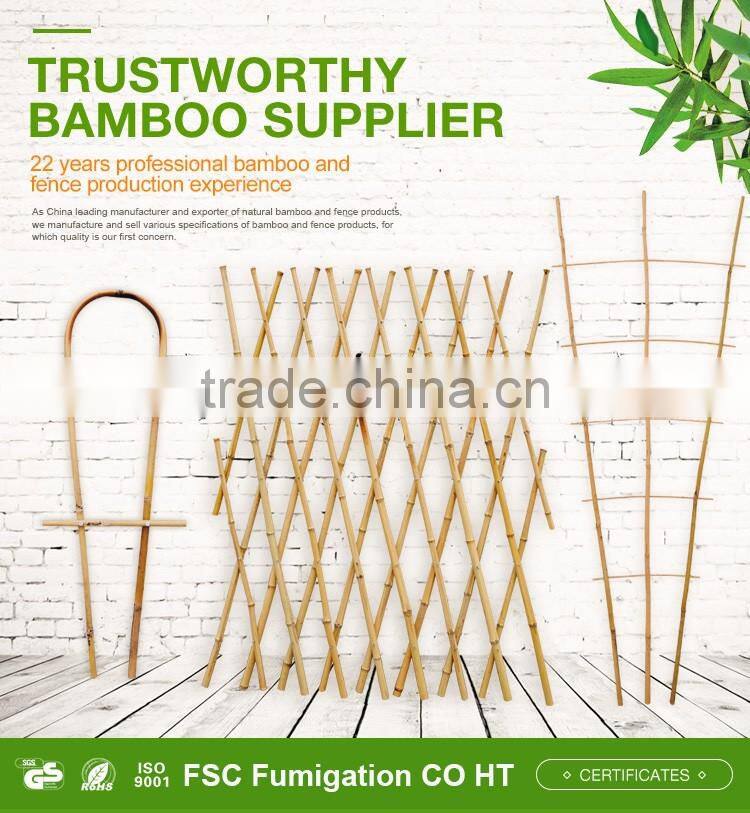 Folding garden manufacturer of bamboo flower support cane ladder shelf