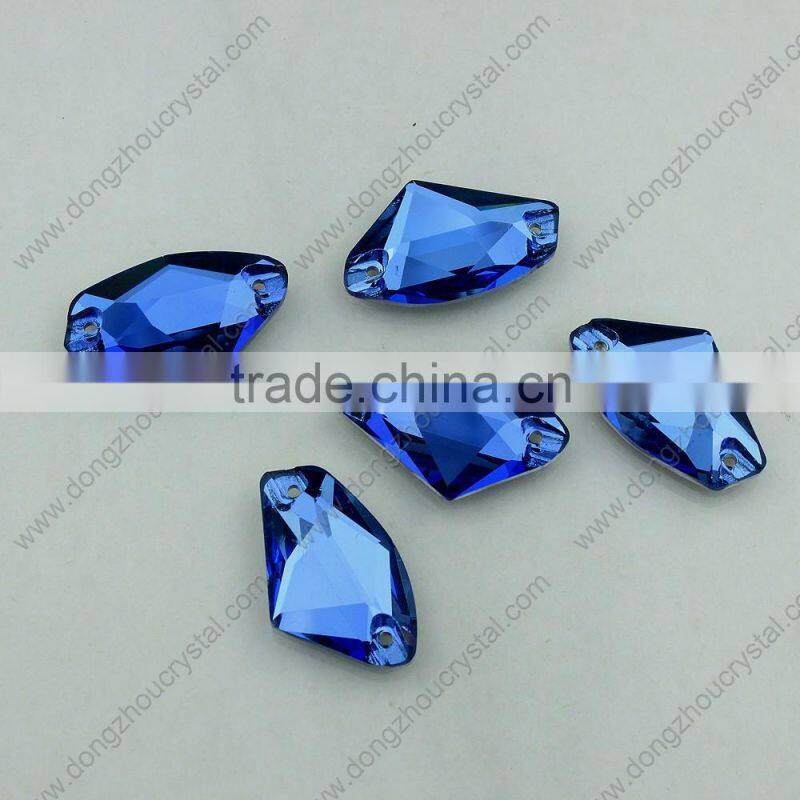 Flat Back Sew on Stone with 2 Holes